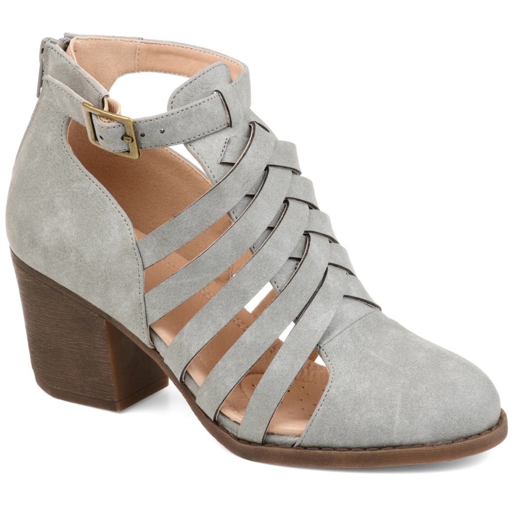 Women's Strappy Gray Sandals